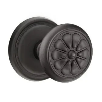 EmtekEmtek Bronze Petal Knob with #12 Rosette in 
