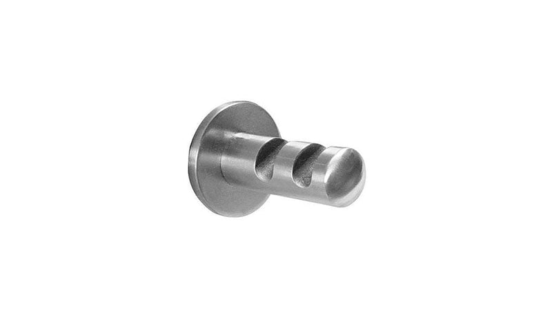 Emtek Single Hook (2 5/8" projection) in Brushed Stainless Steel in Brushed Stainless Steel finish