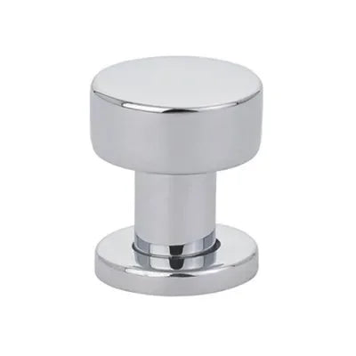 The Emtek Cadet Cabinet Knob in Polished Chrome finish.