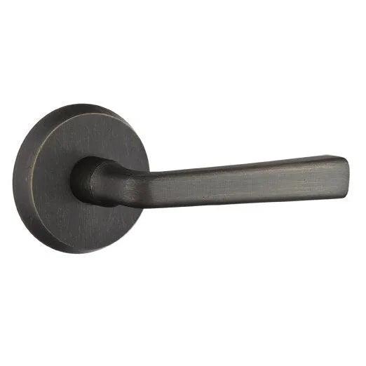 Emtek Cimarron Lever With #2 Rosette Medium Bronze Patina