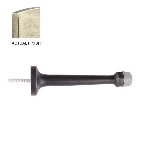Emtek Classic Door Stop Tumbled White Bronze