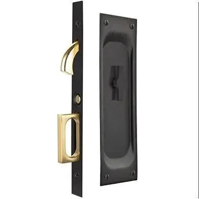 Emtek Privacy Classic Pocket Door Mortise Lock in Oil Rubbed Bronze finish