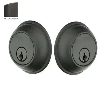 Emtek Classic Tuscany Bronze Keyed Deadbolt in Medium Bronze Patina finish
