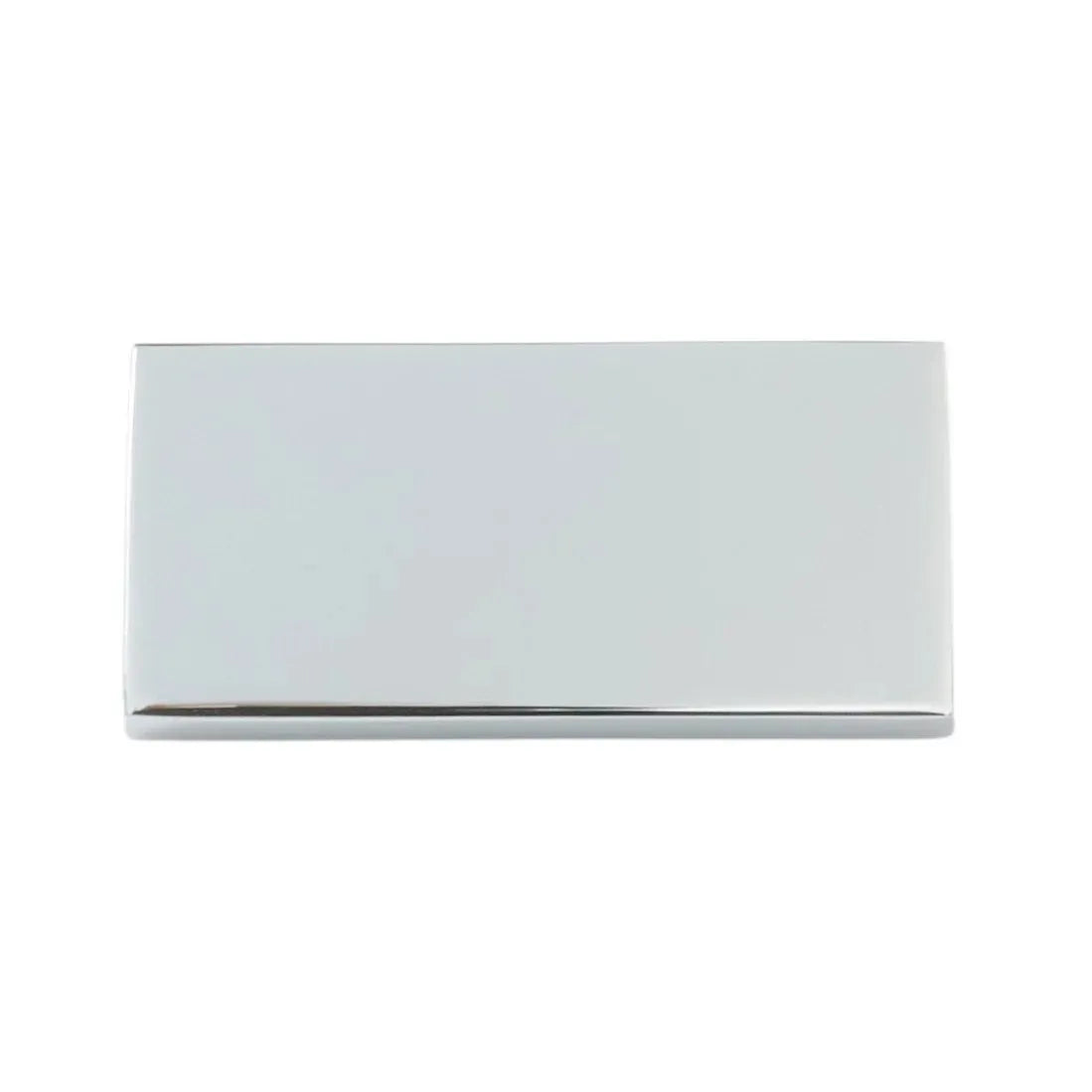 Emtek Clifton Rectangular Cabinet Knob in Polished Chrome finish