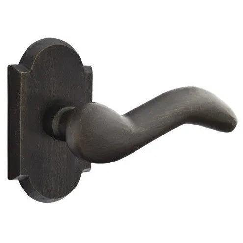Emtek Cody Lever With #1 Rosette in Medium Bronze Patina finish