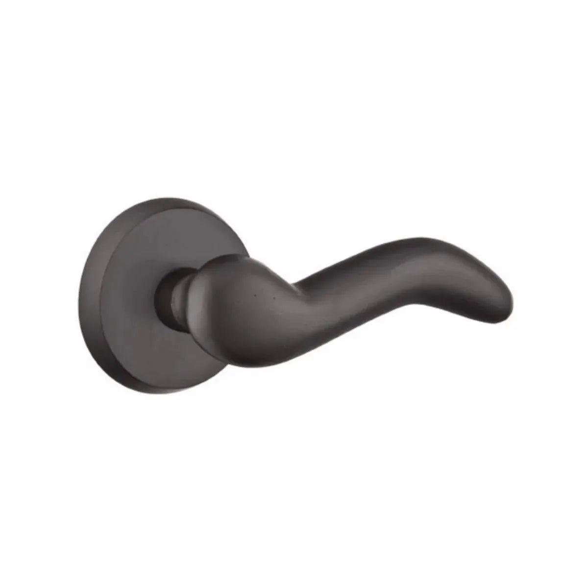 Emtek Cody Lever With #2 Rosette Flat Black Bronze Patina