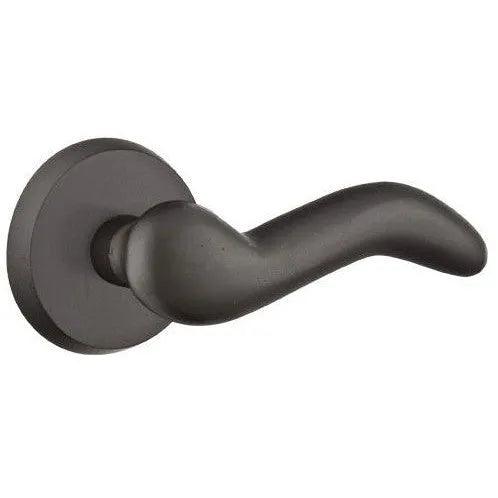 Emtek Cody Lever With #2 Rosette Flat Black Bronze Patina