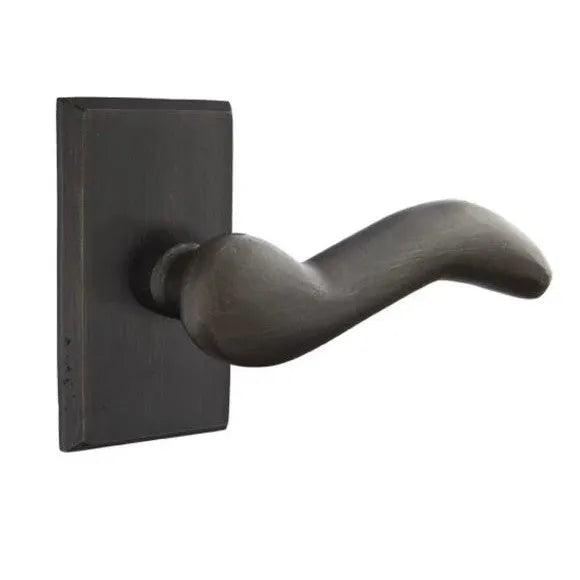 Emtek Cody Lever With #3 Rosette Medium Bronze Patina