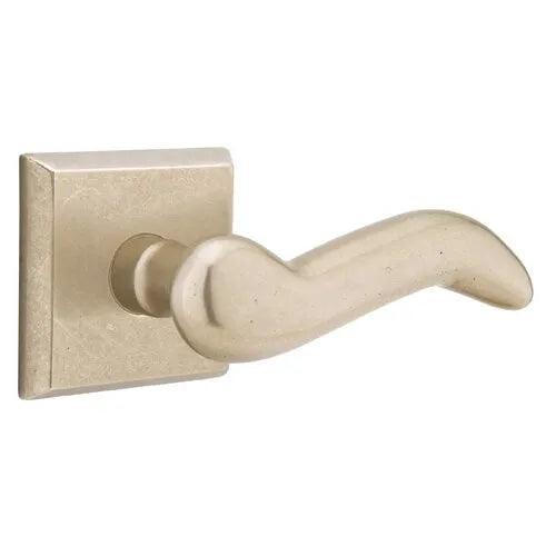 Emtek Cody Lever With #6 Rosette in Tumbled White Bronze finish