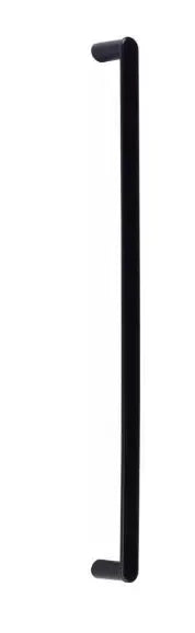 The Emtek Concealed Surface Habitat Appliance Pull in Flat Black finish