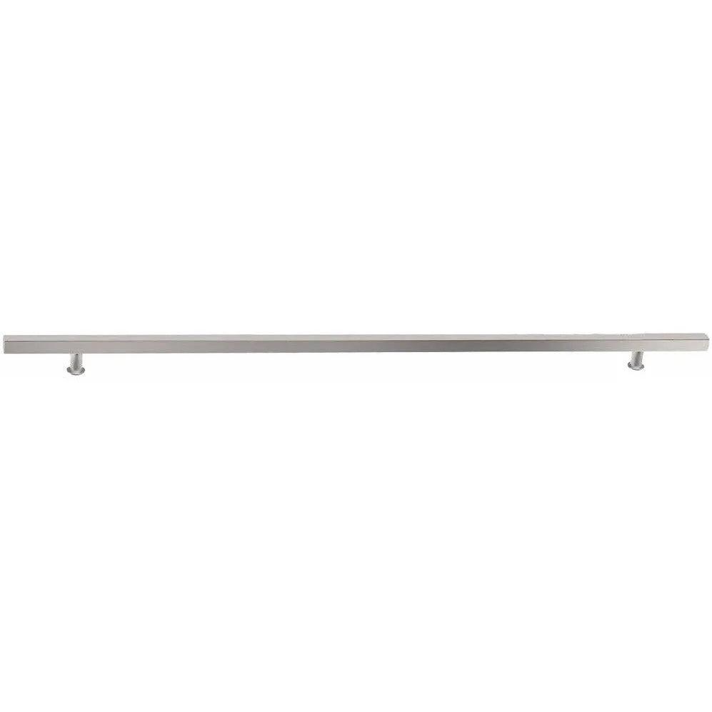 Emtek Concealed Surface Mount 36" Square Door Pull in Brushed Stainless Steel finish