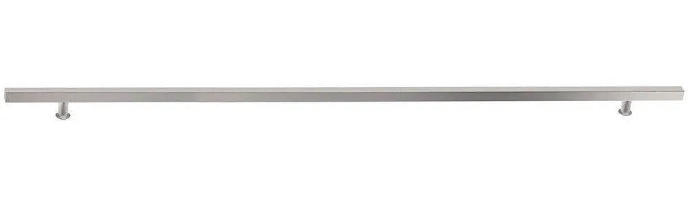 Emtek Concealed Surface Mount 72" Square Door Pull in Brushed Stainless Steel finish