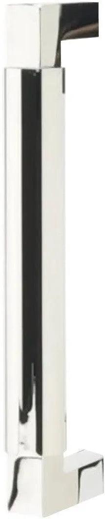 Emtek Concealed Surface Mount Hercules Smooth Door Pull, 8" Center to Center Polished Chrome