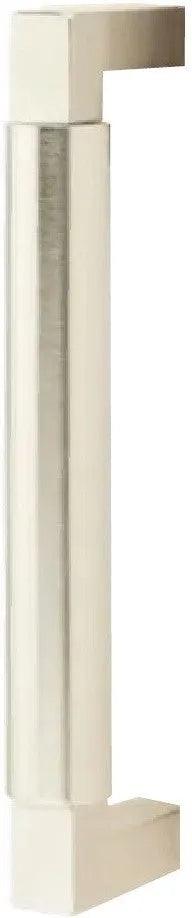 Emtek Concealed Surface Mount Hercules Smooth Door Pull, 8" Center to Center Satin Nickel