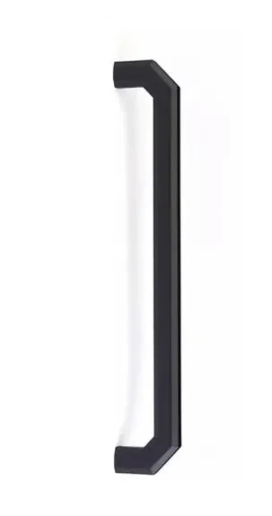 Emtek Concealed Surface Riviera Appliance Pull Flat Black