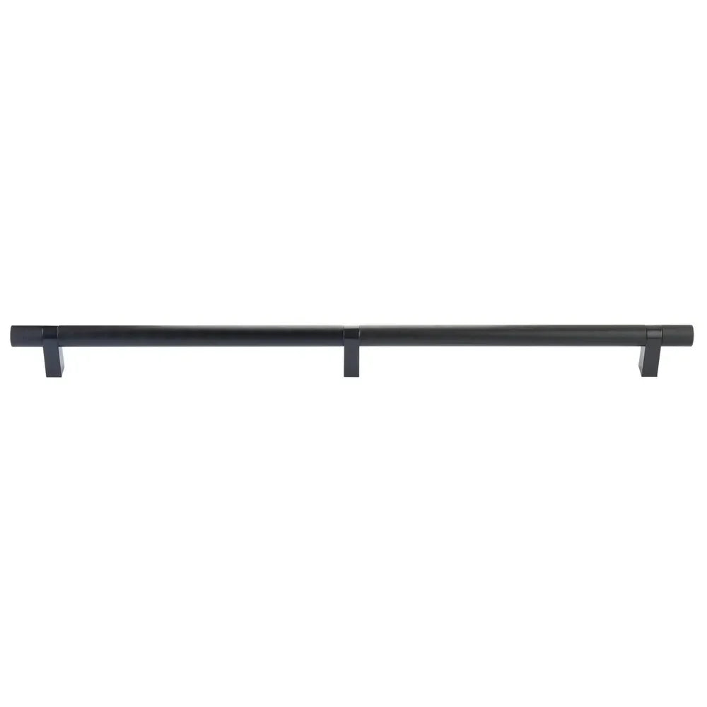 The Emtek Concealed Surface Select Knurled Appliance Bar Pull, 24" C-to-C in Oil Rubbed Bronze finish