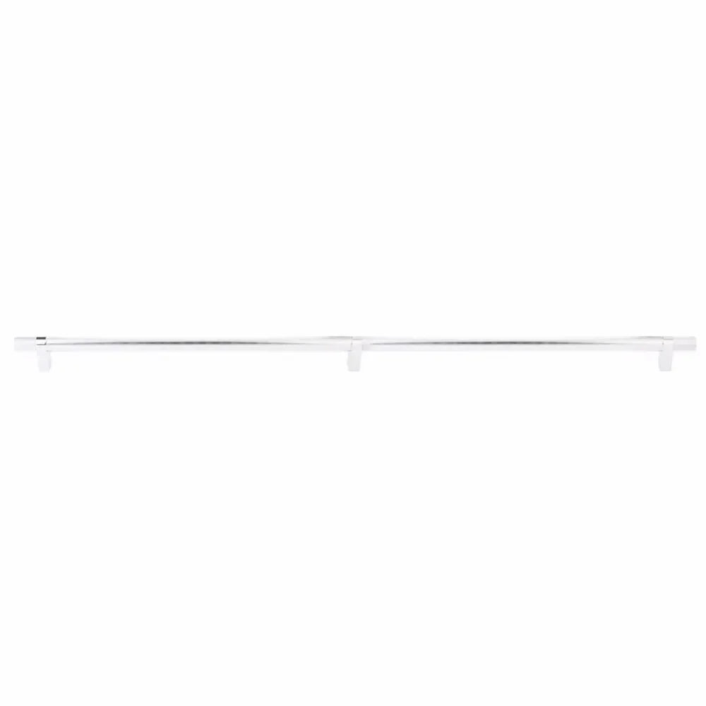 Emtek Concealed Surface Select Knurled Appliance Bar Pull, 36" C-to-C in Polished Chrome finish