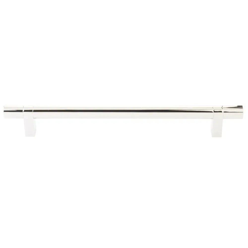 The Emtek Concealed Surface Select Smooth Appliance Bar Pull, 12" C-to-C in Lifetime Polished Nickel finish