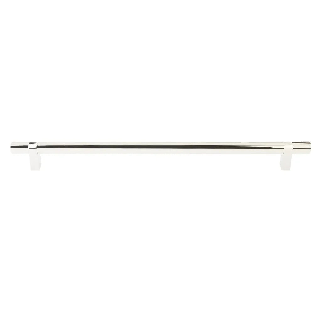 The Emtek Concealed Surface Select Smooth Appliance Bar Pull, 18" C-to-C in Lifetime Polished Nickel finish