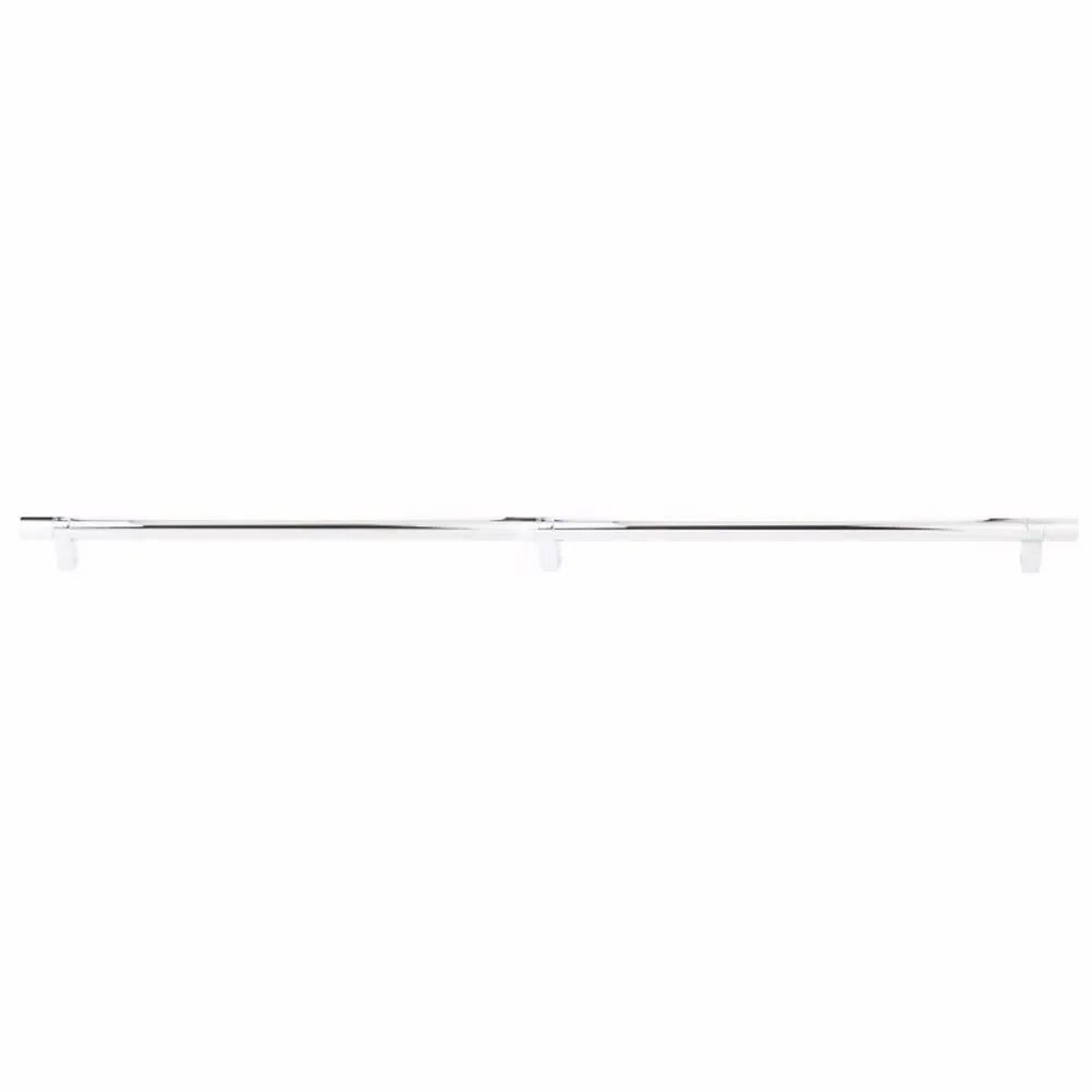 The Emtek Concealed Surface Select Smooth Appliance Bar Pull, 36" C-to-C in Polished Chrome finish
