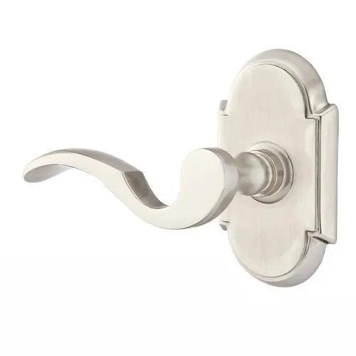 Emtek Cortina Lever With #8 Rosette in finish
