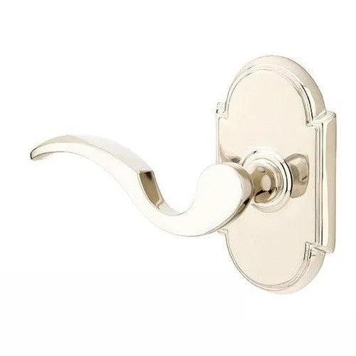 Emtek Cortina Lever With #8 Rosette in finish