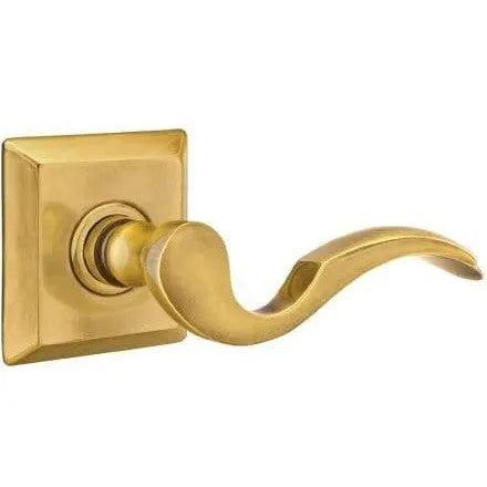 Emtek Cortina Lever With Quincy Rosette French Antique