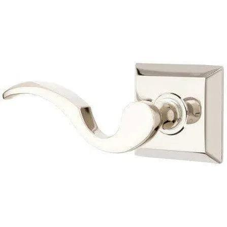 Emtek Cortina Lever With Quincy Rosette Lifetime Polished Nickel