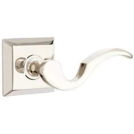 Emtek Cortina Lever With Quincy Rosette Lifetime Polished Nickel