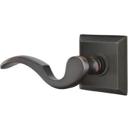 Emtek Cortina Lever With Quincy Rosette Oil Rubbed Bronze