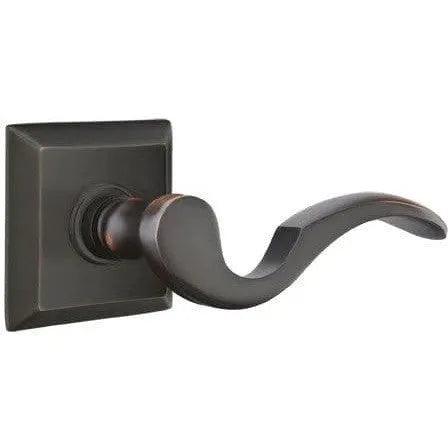 Emtek Cortina Lever With Quincy Rosette Oil Rubbed Bronze