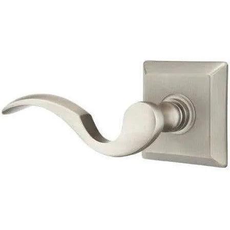 Emtek Cortina Lever With Quincy Rosette Pewter