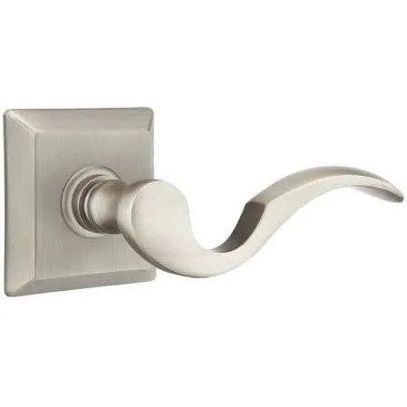 Emtek Cortina Lever With Quincy Rosette Pewter