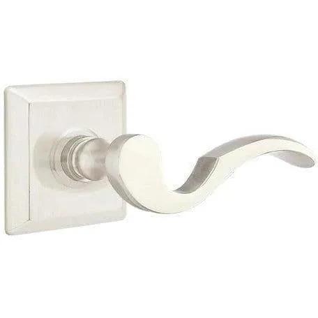 Emtek Cortina Lever With Quincy Rosette Satin Nickel