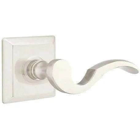 Emtek Cortina Lever With Quincy Rosette Satin Nickel