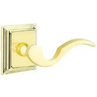 EmtekEmtek Cortina Lever With Wilshire Rosette in 