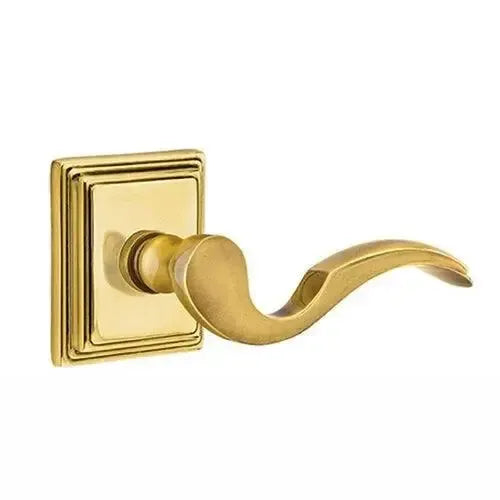 Emtek Cortina Lever With Wilshire Rosette French Antique