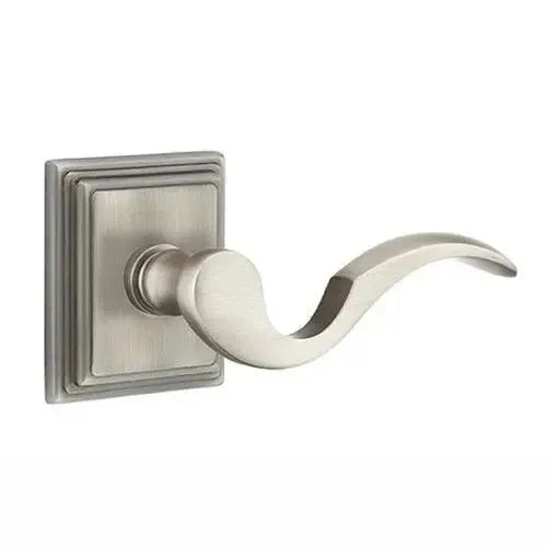 Emtek Cortina Lever With Wilshire Rosette Pewter