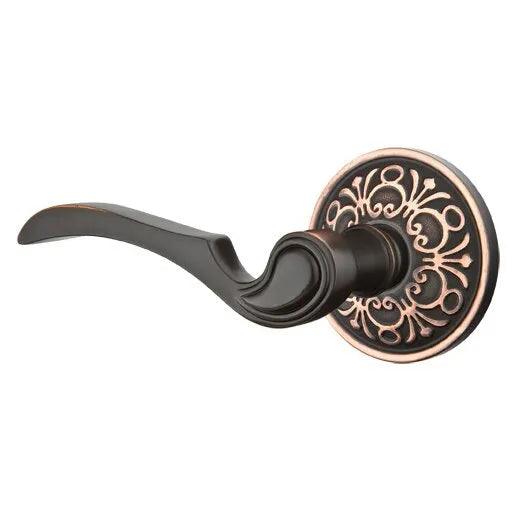 Emtek Coventry Lever With Lancaster Rosette Oil Rubbed Bronze