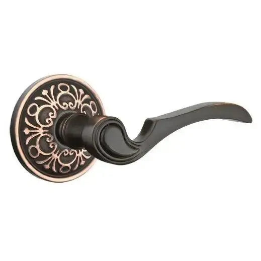 Emtek Coventry Lever With Lancaster Rosette in Oil Rubbed Bronze finish