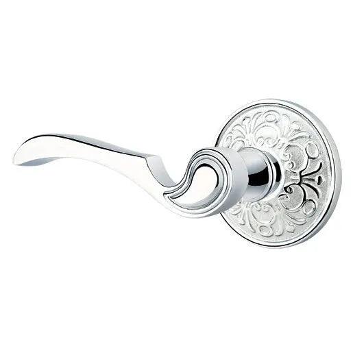 Emtek Coventry Lever With Lancaster Rosette Polished Chrome