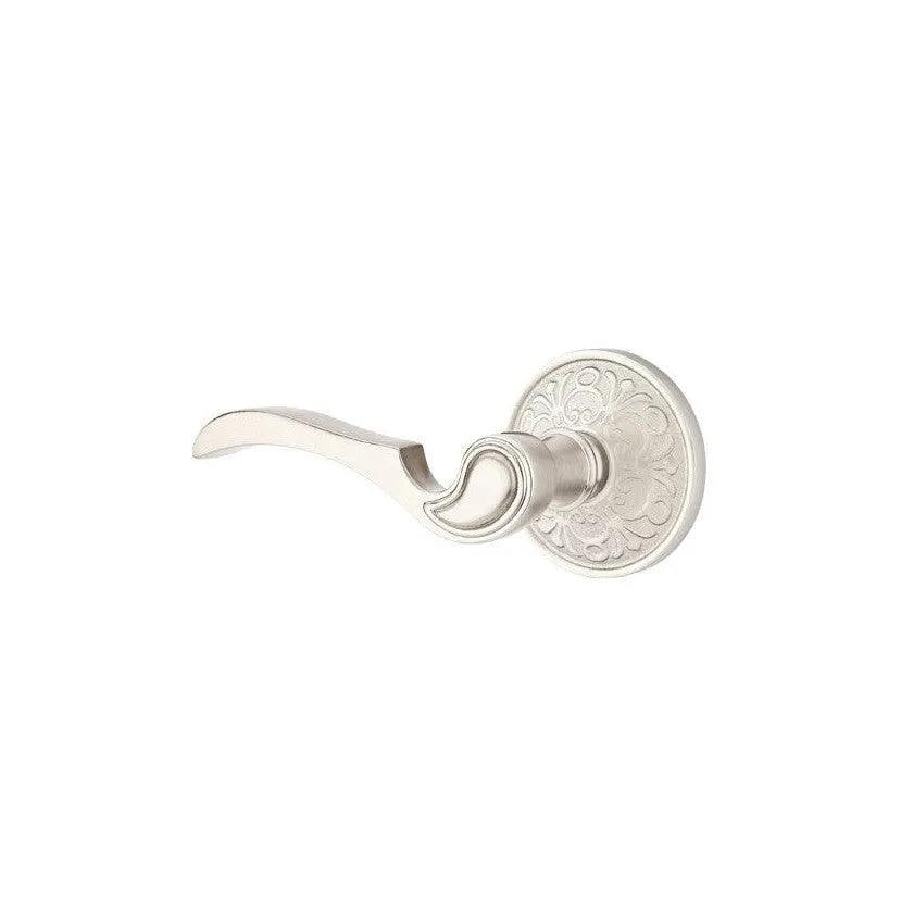 Emtek Coventry Lever With Lancaster Rosette Satin Nickel