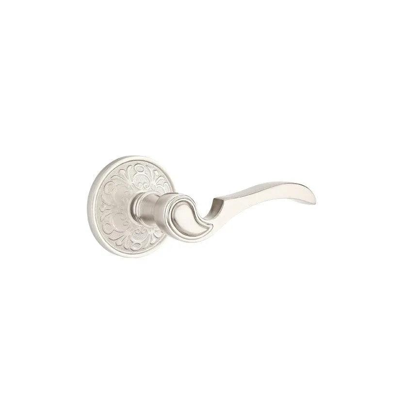 Emtek Coventry Lever With Lancaster Rosette Satin Nickel
