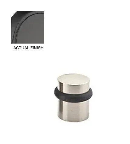 Emtek Cylinder Floor Bumper Door Stop Flat Black