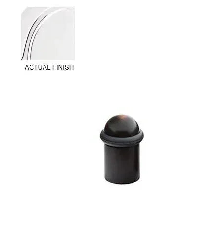 Emtek Cylinder Floor Bumper with Dome Cap Polished Chrome
