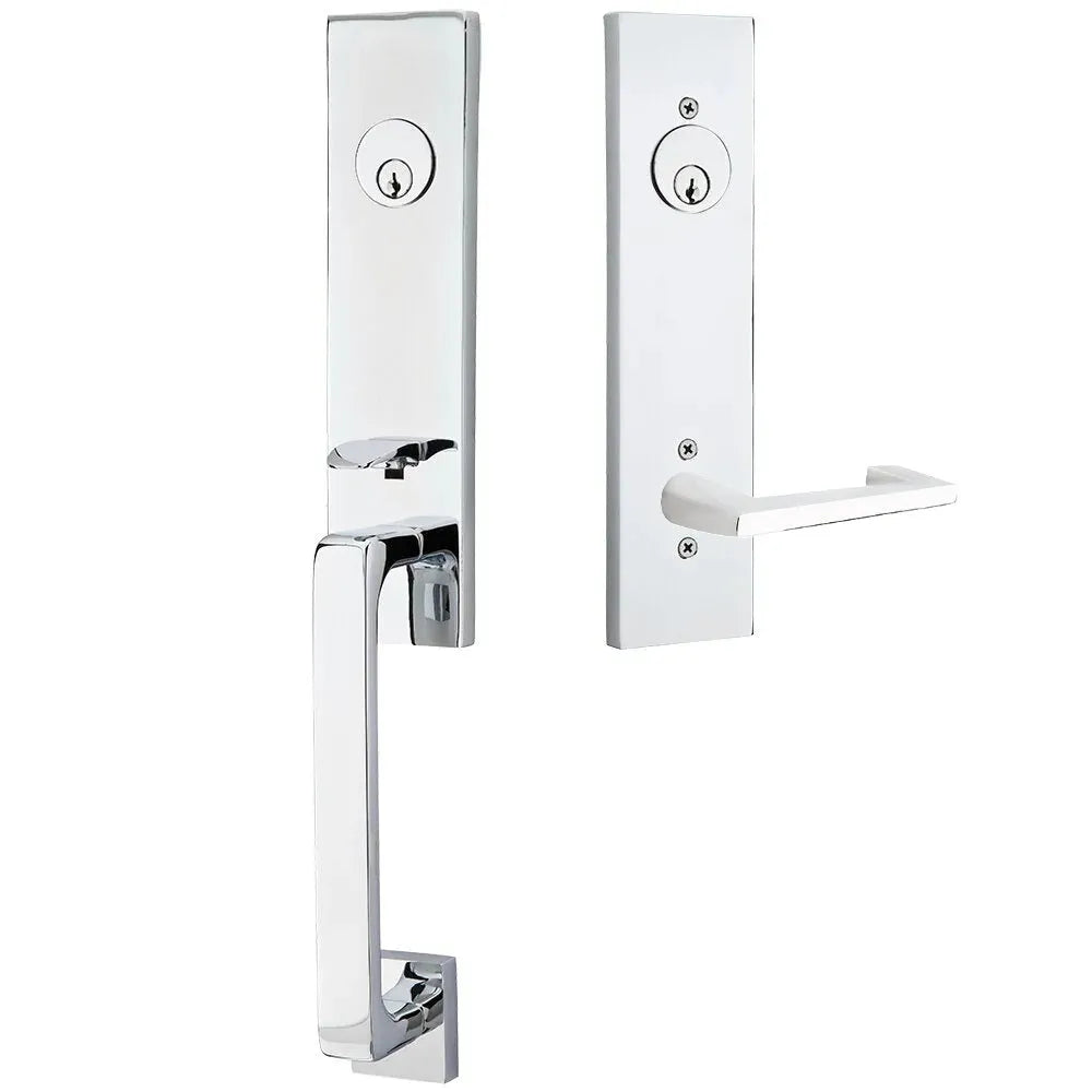 EmtekEmtek Davos Handleset with Interior Argos Lever in 