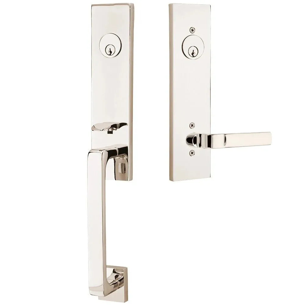 EmtekEmtek Davos Handleset with Interior Aston Lever in 