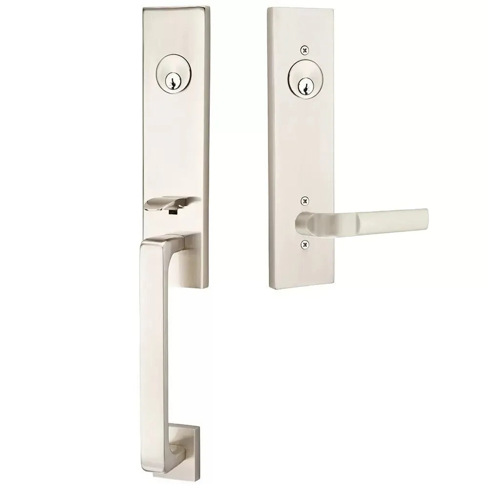 EmtekEmtek Davos Handleset with Interior Aston Lever in 