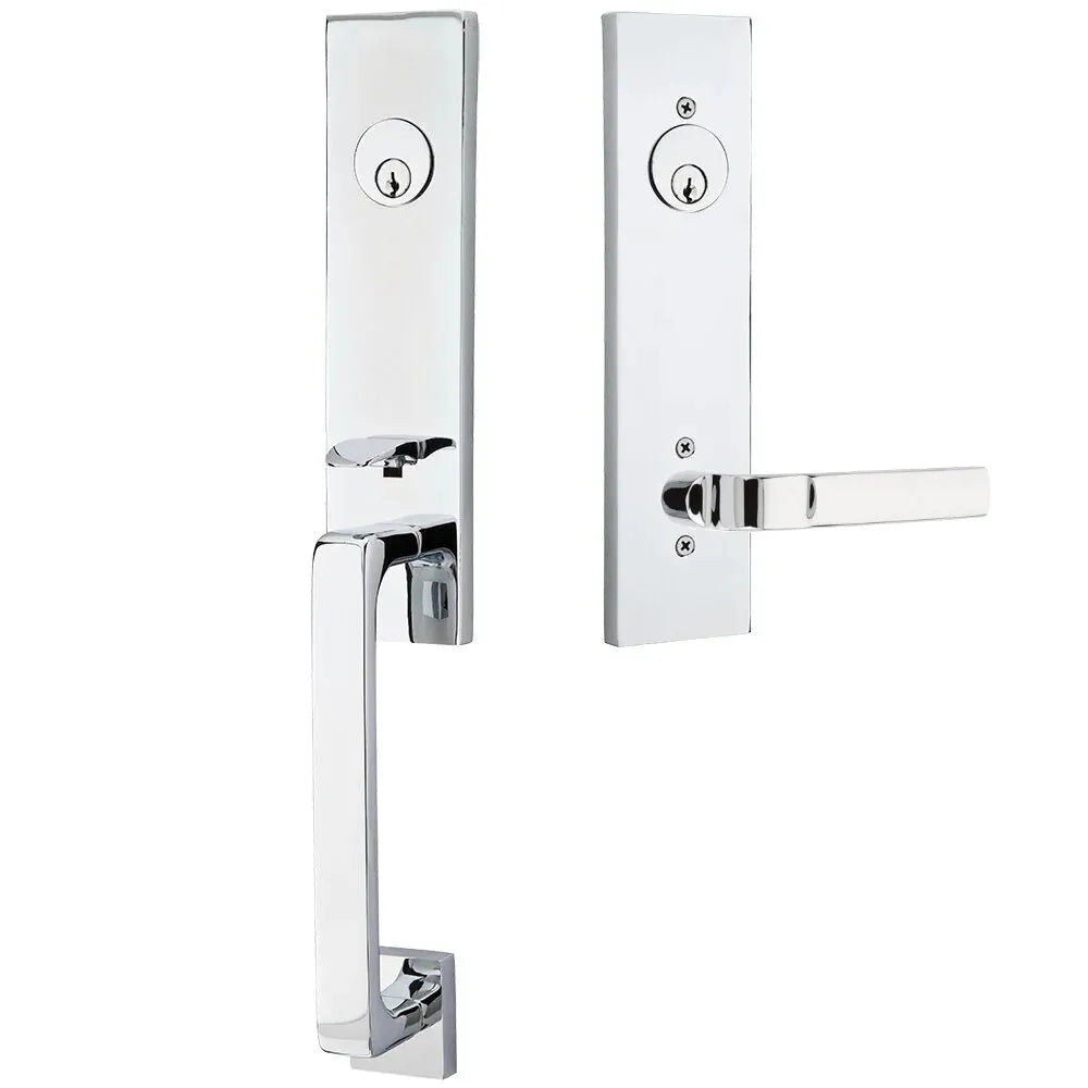 EmtekEmtek Davos Handleset with Interior Aston Lever in 