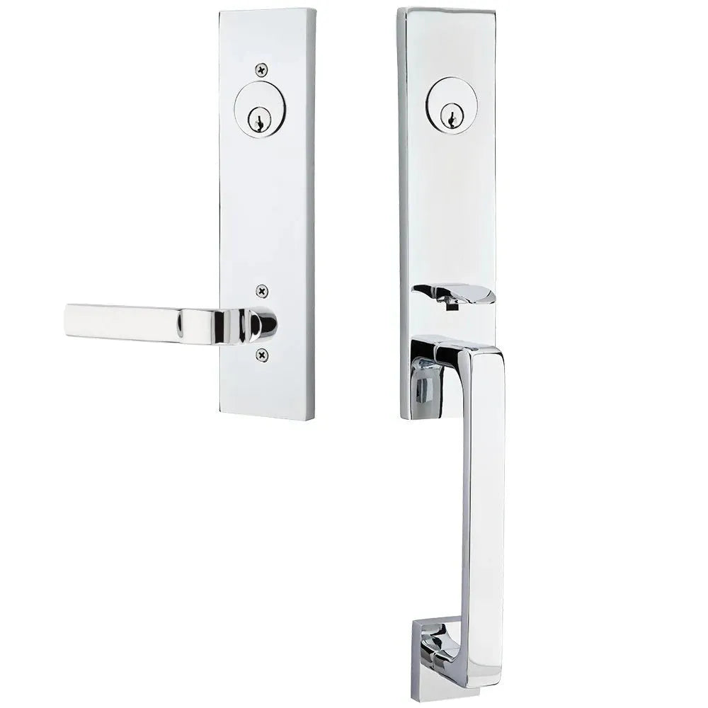 EmtekEmtek Davos Handleset with Interior Aston Lever in 